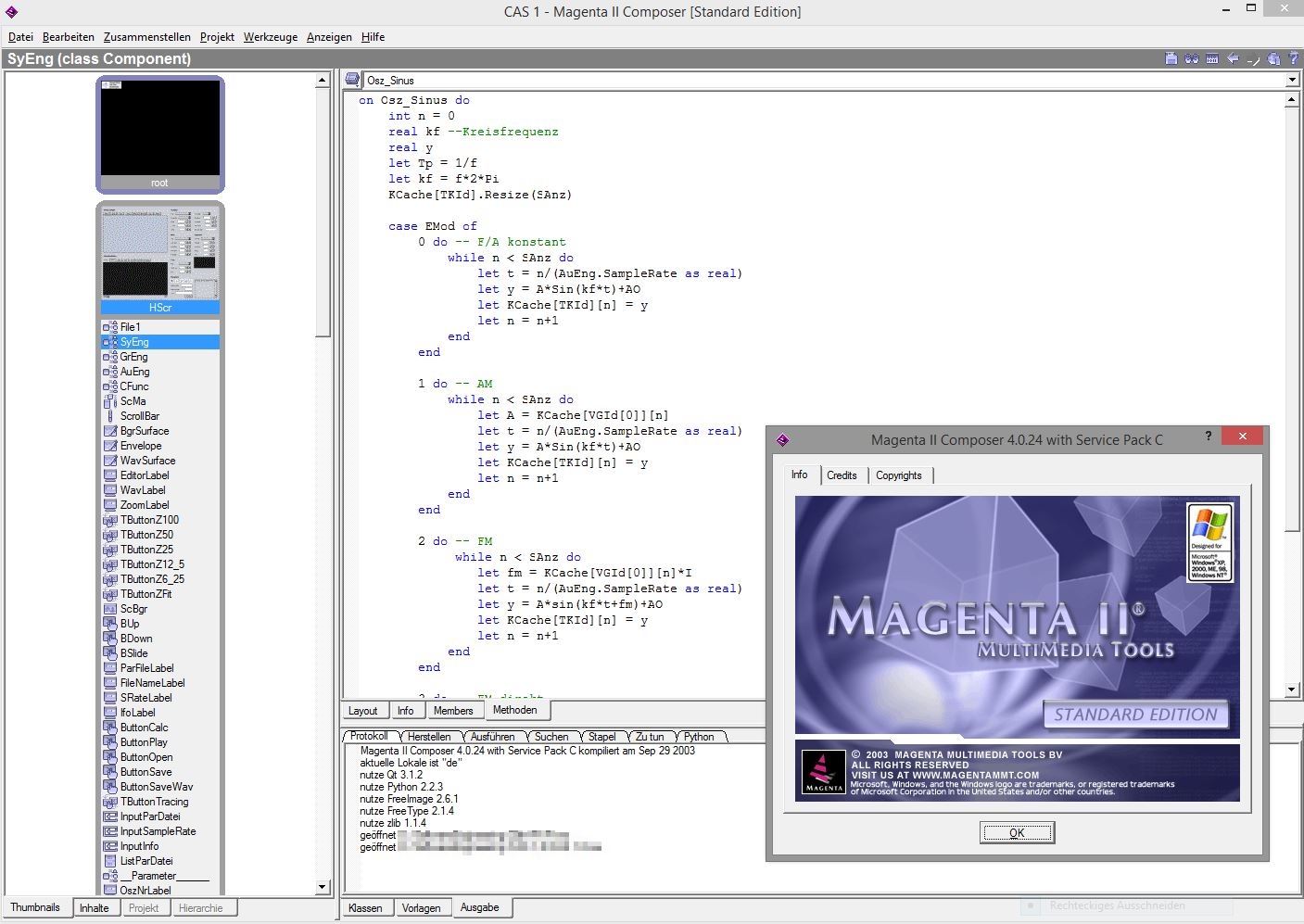 Integrierte Entwicklungsumgebung: Magenta II