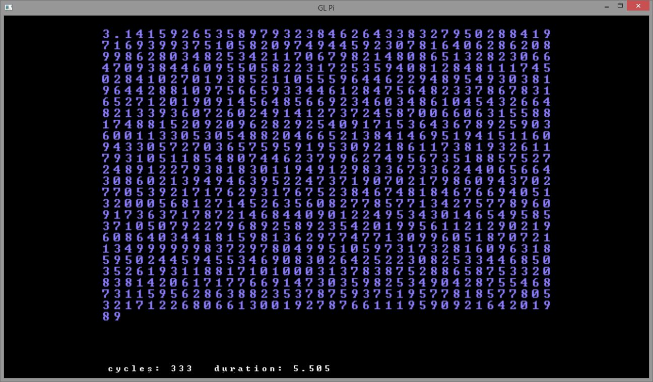 Kreiszahl Pi Berechnung Version 3, grafische Oberfläche (2021)