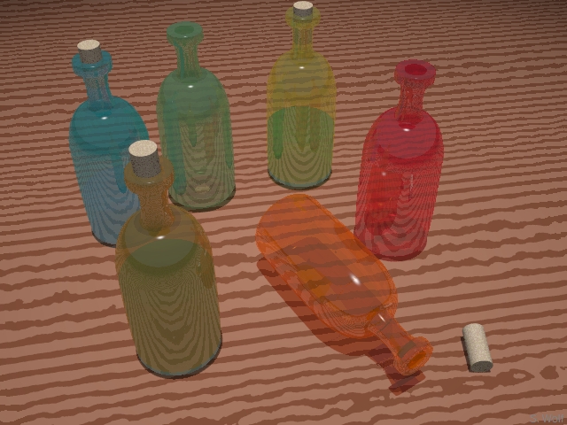 Bunte Flaschen 2002