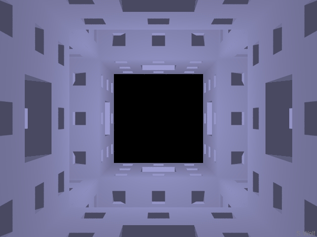 Menger-Schwamm (von innen)